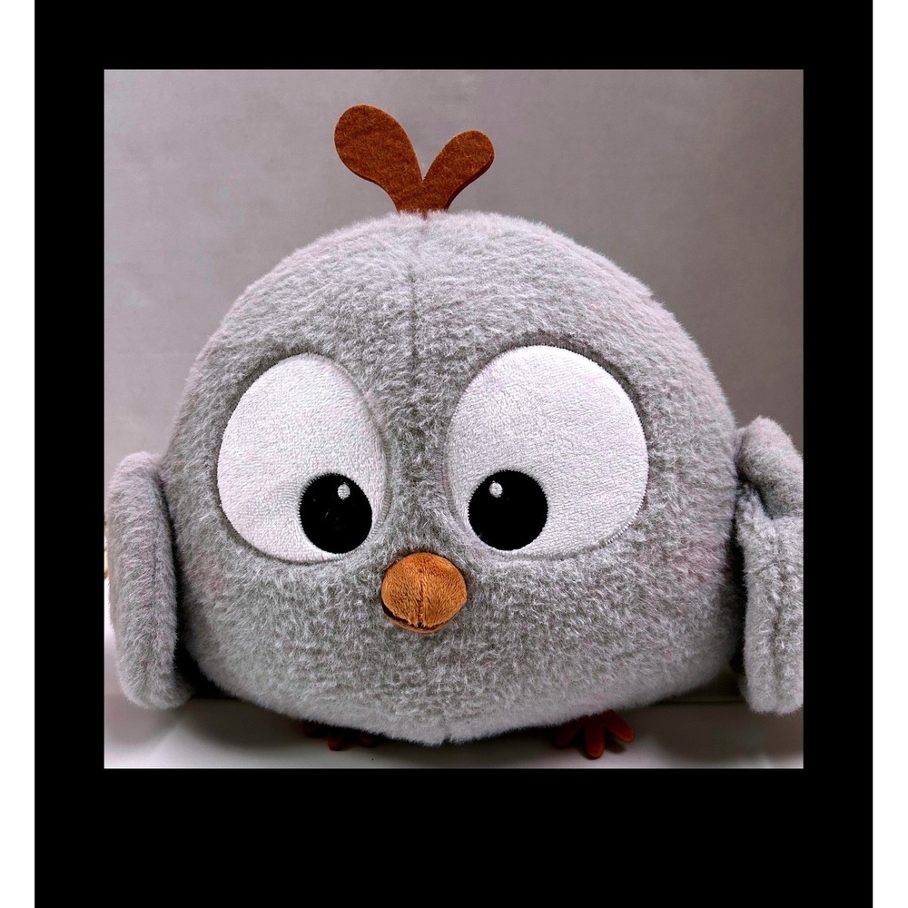 Bearhans Hans‎ the Bear Friends Grey Bird Round Plush Stuffed Animal Toy 10in